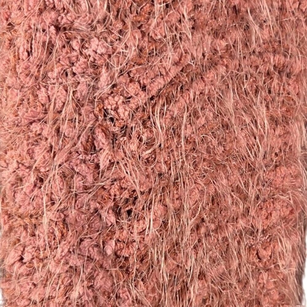 Poof Apparel Womens Open Front Fuzzy Knit Cardigan Sweater S Pink - Picture 3 of 5